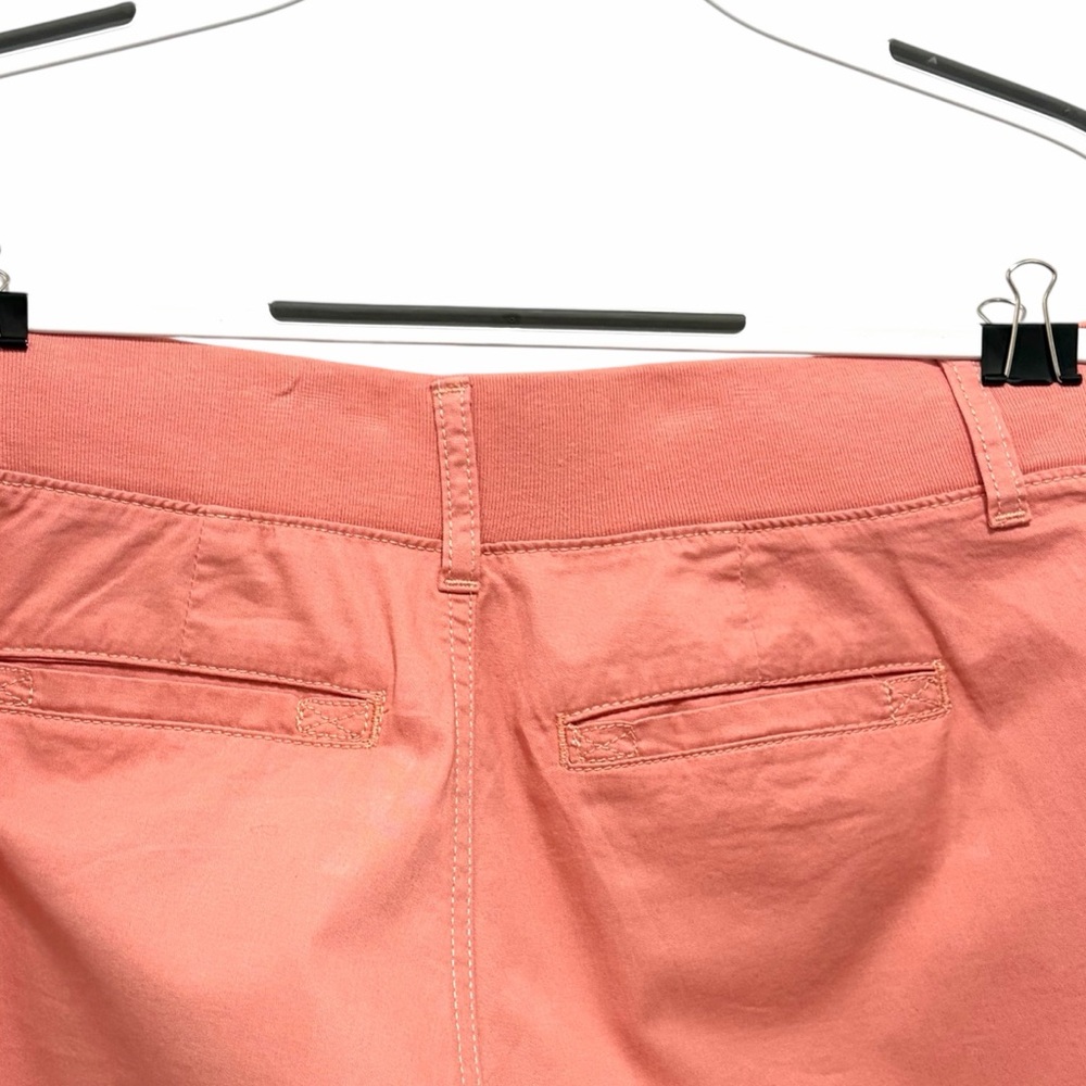 Lee Relaxed Fit Cargo Coral Pink Cotton Capri Pants - Great Condition - Size 6 - Picture 3 of 7